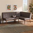 thumbnail image 6 of Bowery Hill Grey and Brown Finished Wood 2-Piece Dining Set, 6 of 8