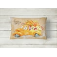 thumbnail image 2 of Carolines Treasures CK2642PW1216 Automne Récolte Renard Terrier Toile Tissu Coussin Décoratif, 2 of 3