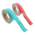 thumbnail image 1 of Minkissy 2 Rolls Red Reflective Tape Direction Flow Arrow Tapes Polystyrene Pipe Identification for Oil Pipes, 1 of 4