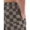 thumbnail image 3 of No Boundaries Men's & Big Men's Elastic Waist Swim Trunks, 6" Inseam, Size S-5XL, 3 of 5