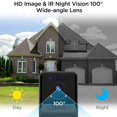 thumbnail image 3 of Smart Home Wifi Door Bell Wireless Doorbell Camera Chime Bidireccional Audio Intercom Night Vision Funciona para la Seguridad del Hogar, 3 of 5
