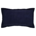thumbnail image 4 of Better Trends 3-Piece King Bedspread Set 100% Cotton Chenille, Soft & Cozy Stripe Pattern, All-Season Bedding, Machine Washable (Navy) Jullian Collection, 4 of 6