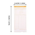 thumbnail image 2 of UPKOCH Time Attendance Cards Paper 100 Sheets 7.47X3.30X0.04In, 2 of 8