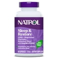 thumbnail image 4 of Natrol® Sleep & Restore Capsules, GABA, Magnesium Glycinate, Melatonin 5mg, Up to a 30 Day Supply, 4 of 10