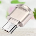 thumbnail image 2 of Zinc Alloy Mini TF Card Reader Laptop Phone OTG Adapter Portable Micro USB Plug Memory Card Reader, 2 of 7