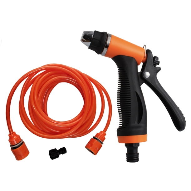 Jardín Agua Agua Agua Pistola Gun De Cobre Garden Con Tubería De Manguera De 20 Pies Para Lavado De Autos De Césped