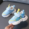 thumbnail image 3 of B91xZ Sneakers for Girls Toddler Shoes Children Shoes Light Shoes Small White Shoes Light Board Shoes Non Slip Soft Bottom Toddler Shoes for Blue,Sizes 9, 3 of 5