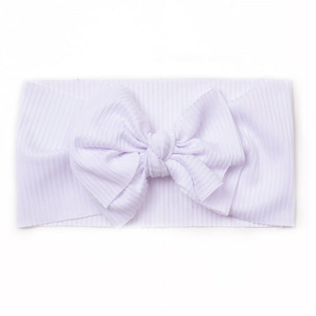 

koaiezne Toddler Baby Boys Girls Solid Ribbed Bow Hairband Headwear Headband Holiday Bow Headband Baby Baby Outfits