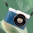 thumbnail image 1 of Ventilador De Cuello Colgante Ventilador de aire acondicionado con cámara USB, ventilador de cuello de 3 velocidades, sin aspas, 1200 mAh, silencioso (azul) Wdftyju Libre de BPA, 1 of 3