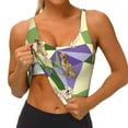 thumbnail image 3 of Honeii Labrador Retriever Dog patten Workout Crop Tank Top for Women Yoga Tank Tops Athletic Sports Shirts Exercise Undershirts,Sports Bra,Sports vest-Large, 3 of 8