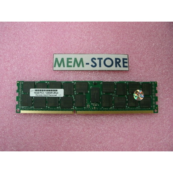 16GB DDR3 1600MHz ECC RDIMM Crucial CT204872BB160B Equivalent Server RAM Memory (3rd Party)