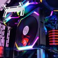 thumbnail image 2 of Universal Desktop Computer Cooling Expanding Holder Gaming PC Overclocking RAM CPU GPU Cooler Stand Bracket For 8 9 12cm Fans Black, 2 of 6