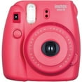 thumbnail image 2 of Fujifilm Instax Mini 8 Instant Camera (Raspberry) Bundle Includes; Fujifilm Instant polaroid camera + Selfie Mirror + Six Color Filters for Fuji instax mini Cameras, 2 of 4