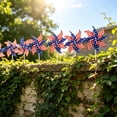 thumbnail image 6 of THOPBPRK 12 Pack Patriotic Handheld Pinwheels for Independence Day Celebrations Fourth of July Party Favors Outdoor Garden Spinners for Parades and Summer Holiday Events, B, 6 of 6