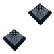 thumbnail image 1 of Soidarity Pañuelo cuadrado de poliéster a la moda, pañuelo para la cabeza de Cachemira, pañuelo multifuncional, accesorios para pañuelos, Negro 2Conjunto, 1 of 6
