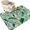 Forest, Teal, Gold, Malachite, variant on Area Rugs 4'x6'. Abstract Leaves Carpet Runner Indoor Outdoor Rugs Home Decor Aesthetic, Green Leaf Luxury Foliage Marble Texture Non Slip Mats Washable Accent Rug for Living Room Bedroom