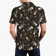 thumbnail image 5 of Rocae Pirate Skulls for Men's Short Sleeve Polo Shirt, Quick Drying Performance Moisture Wicking Sports Men's Golf Shirt 4X-Large, 5 of 9