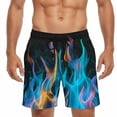 thumbnail image 6 of Xdegoge Swim Trunks for Men Quick Dry Board Shorts Fun Novelty Graphic Print Bathing Suits with Mesh Lining Drawstring Elastic Waist Beach Vacation Surfing Summer, 6 of 6