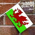 thumbnail image 2 of Anley Wales Mini Flag 12 Pack - Hand Held Small Miniature Welsh Flags on Stick - 5x8 Inch with Solid Pole & Spear Top, 2 of 5