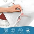 thumbnail image 5 of Yayeee Kitchen Curtains Tier Set of 2 Light Filtering 57"x36" Over Sink Window Panels, Cute Santa Hats Pattern, 5 of 7