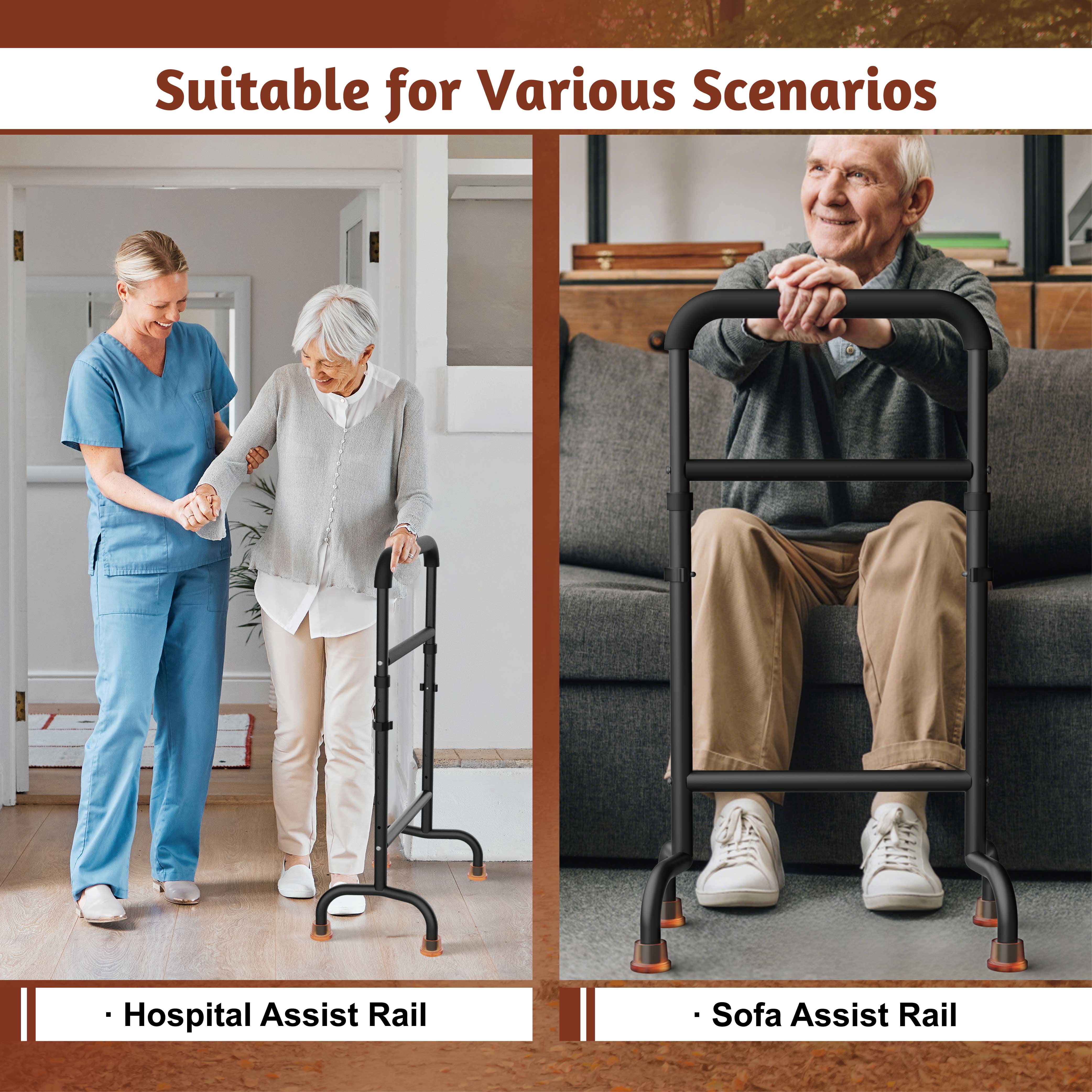 Couch Stand Assist, Ankle and Knee Surgery Recovery Aid, Versatile Chair Stand Assist-Mobility Standing Aid Rail for Elderly Height Adjustable, Lightweight