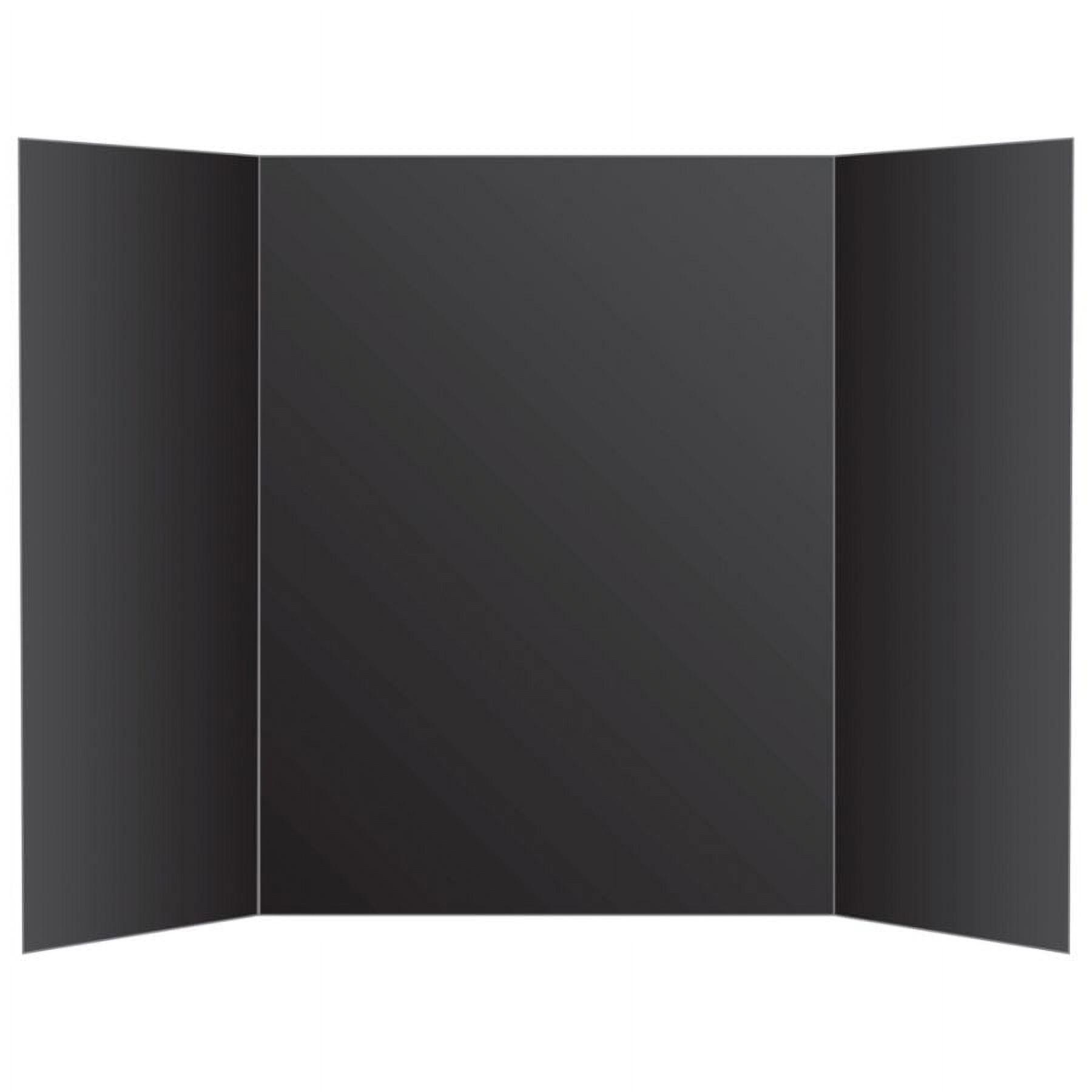 Office Depot Tri Fold Premium Foam Display Board 36x48 Inches Black 26979 4728