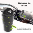 thumbnail image 3 of Mini Cubo Basura para Coche Cubo Basura para Coche Soporte para Polvo para Vehículo Caja (negro), 3 of 9