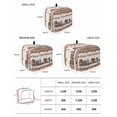 thumbnail image 2 of Farmhouse Toaster Cover 2 Slice, Small Kitchen Appliance Covers, Country Star Barn Berry Brown Wood Plank Toaster Oven Cover with Loop, Bread Machine Cover Polyester Dust Cover Protection, 2 of 4