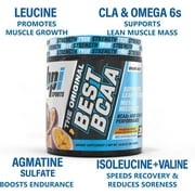 BPI Sports Best BCAA Powder, Passion Fruit, 10.58 oz, 30 Servings, Amino Acids for Muscle Recovery