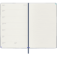 thumbnail image 4 of Moleskine Classic 12 Month 2025 Weekly Planner, Hard Cover, Large (5" x 8.25"), Sapphire Blue, 144 Pages, 4 of 7