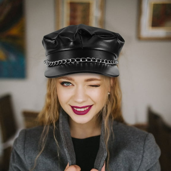 Amosfun Woody Hat Hat Black Chain 1Pack