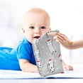 thumbnail image 5 of Dreamtimes Christmas Cute Cats with Red Hat Baby Muslin Washcloths Face Towel, 3 PCS Burp Cloths Cotton Wipes Infant Wash Cloth for Newborn Boys Girls 12x12 inches, 5 of 7