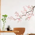 thumbnail image 2 of Peach Blossom Branch Pegatina de pared Decoración del hogar Decoración del hogar PVC Flores de primavera Decal de pared para la oficina de la, 2 of 8