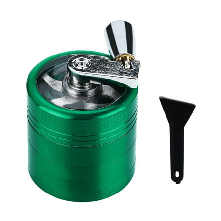 Hand Crank Crusher Tobacco Cutter Grinder Hand Muller Shredder Smoking (Best Hand Crank Herb Grinder)