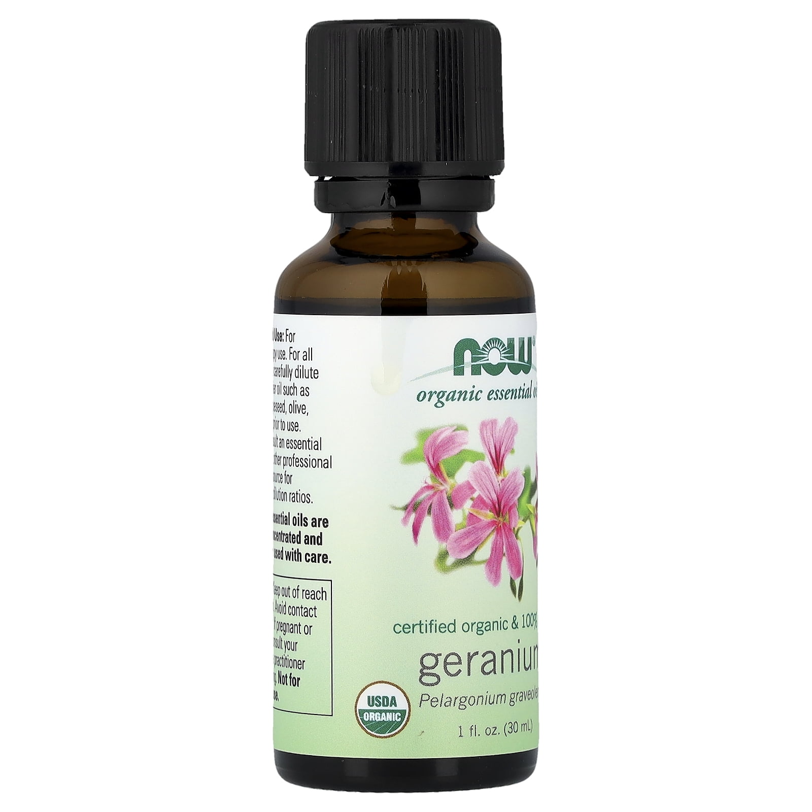 NOW Foods Essential Oils, Organic Geranium, 1 fl oz (30 ml)