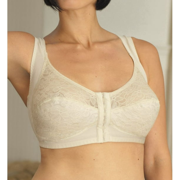 PROMOTION New Beautiful Lace front fastening Posture Bra Nonwired 34=44 B  to E