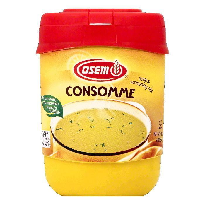Osem chicken style consomme instant soup & seasoning mix, 14.1 oz