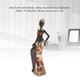 thumbnail image 3 of Estatua De Mujer Africana, Esculturas De Mano, Figuras Africanas Para Decoración Del Hogar, Piezas De Arte Exótico, Escultura Africana De Resina Para Decoración De Sala De Estar, 3 of 7