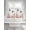 Pink White, variant on Pink Flower 2 Panel Kitchen Curtains for Small Windows, Spring Floral Butterflies Birds Farmhouse Bathroom Tier Curtain, Short Window Treatment for Bedroom/Living Room 55"x36"