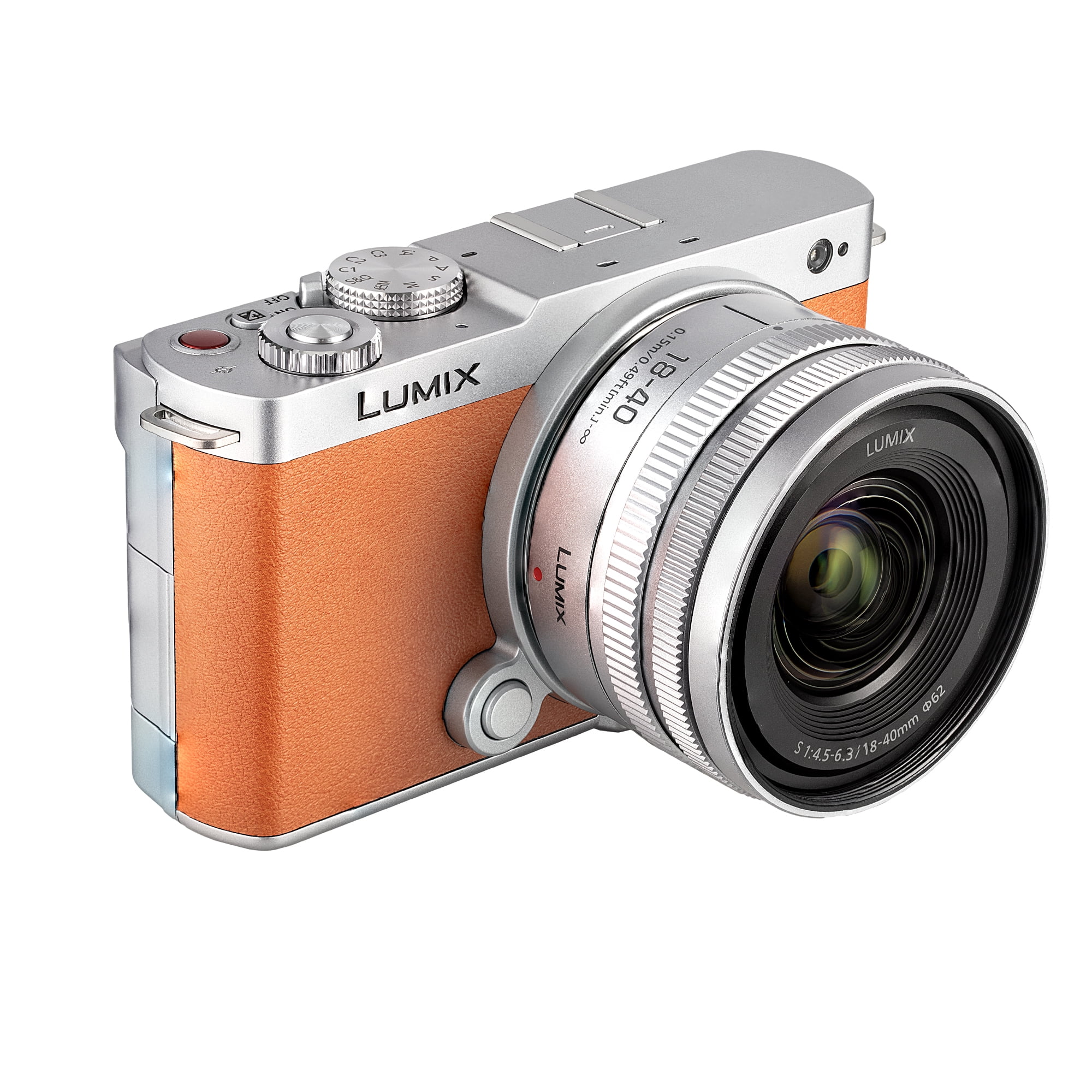 Panasonic Lumix S9 Mirrorless Camera with 18-40mm f/4.5-6.3 Lens (Orange) + 64GB Memory Card + 62mm 3 Piece High Resolution Filter Kit + USB Card Reader,SD/microSD + More