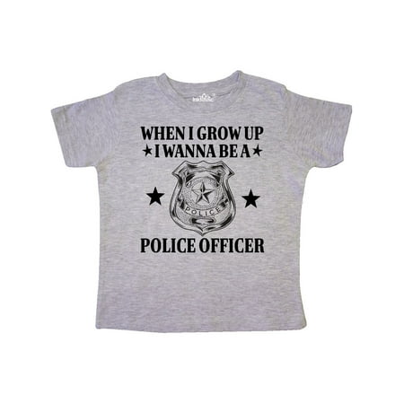 

Inktastic Future Police Officer Badge Gift Toddler Boy or Toddler Girl T-Shirt