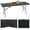 Black, variant on YRLLENSDAN 8FT Folding Table, White Folding Table Folding Banquet Table Collapsible Table Portable Folding Tables for Outside Folding Plastic Table with Carrying Handle for Camping Picnic
