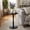 A-Black, variant on HDUTNGISN Round Side Table for Small Spaces,Modern Coffee End Table with Soild Wood Leg,Anthropologie Furniture,Solid wood,Brown