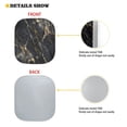 thumbnail image 3 of Chririnla Novelty Windshield Sun Shade for Car Window Black Marble Print Foldable Automotive Front Window Sunshade Protector Heat Reflector, Keep Your Vehicle Cool Universal for Auto Truck SUV, 3 of 7