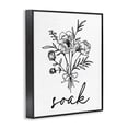 thumbnail image 2 of Stupell Industries Victorian Bathroom Herb Soak Black Framed Giclee Art, 11 x 14, by Lettered and Lined, 2 of 8
