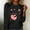 Black, variant on Christmas Sweatshirt for Women Meowy Christmas Pullover Cat Lover Xmas Tops Merry Catmas Sweater
