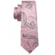 thumbnail image 5 of Conjunto de corbata Barry.Wang de seda con estampado floral rosa, 5 of 7
