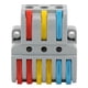 thumbnail image 3 of Conectores eléctricos ANGGREK de cableado rápido 3 en 6 salidas Terminal de abrazadera bloque de alambre 10 piezas, 3 of 8