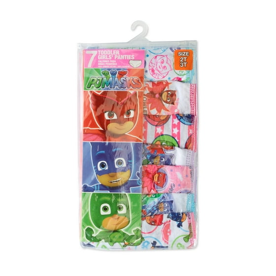 PJ Masks Pj Masks Toddler Girl Underwear, 7pack