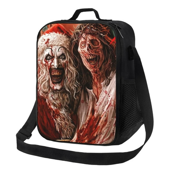 Terrifier 3 Lunch Bag Lunch Box Lightweight Durable Lunch Tote Bag Portable Reusable Lunch Box Tote For Work Sport Picnic Camping